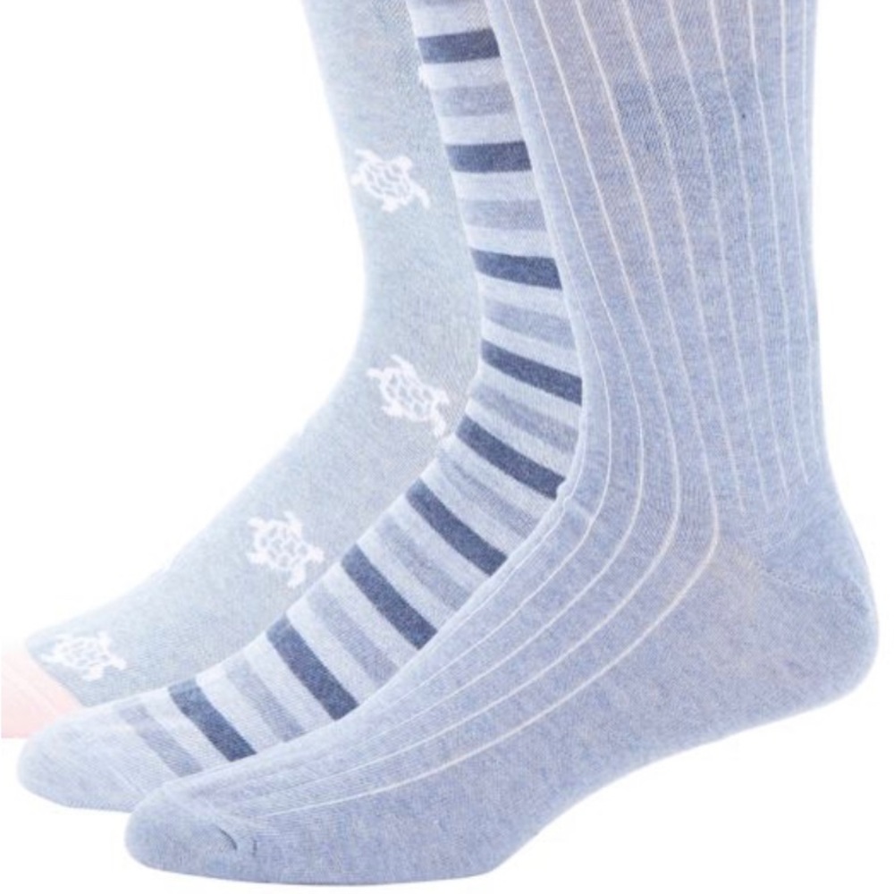 SAKS FIFTH AVENUE MADE IN ITALY
​3-Pack Fancy Dress Socks